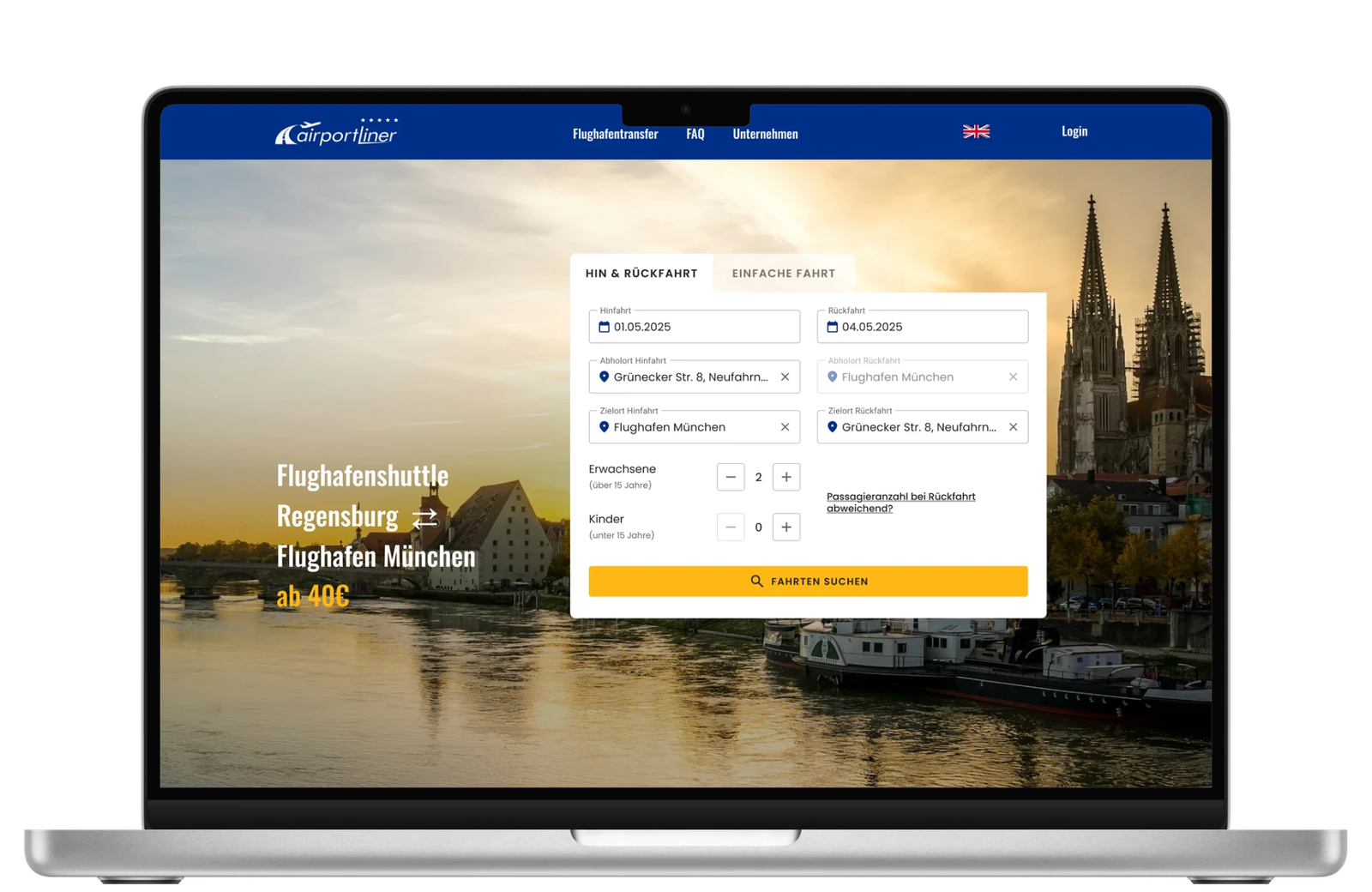 Case Study airportLiner E-Commerce Funnel