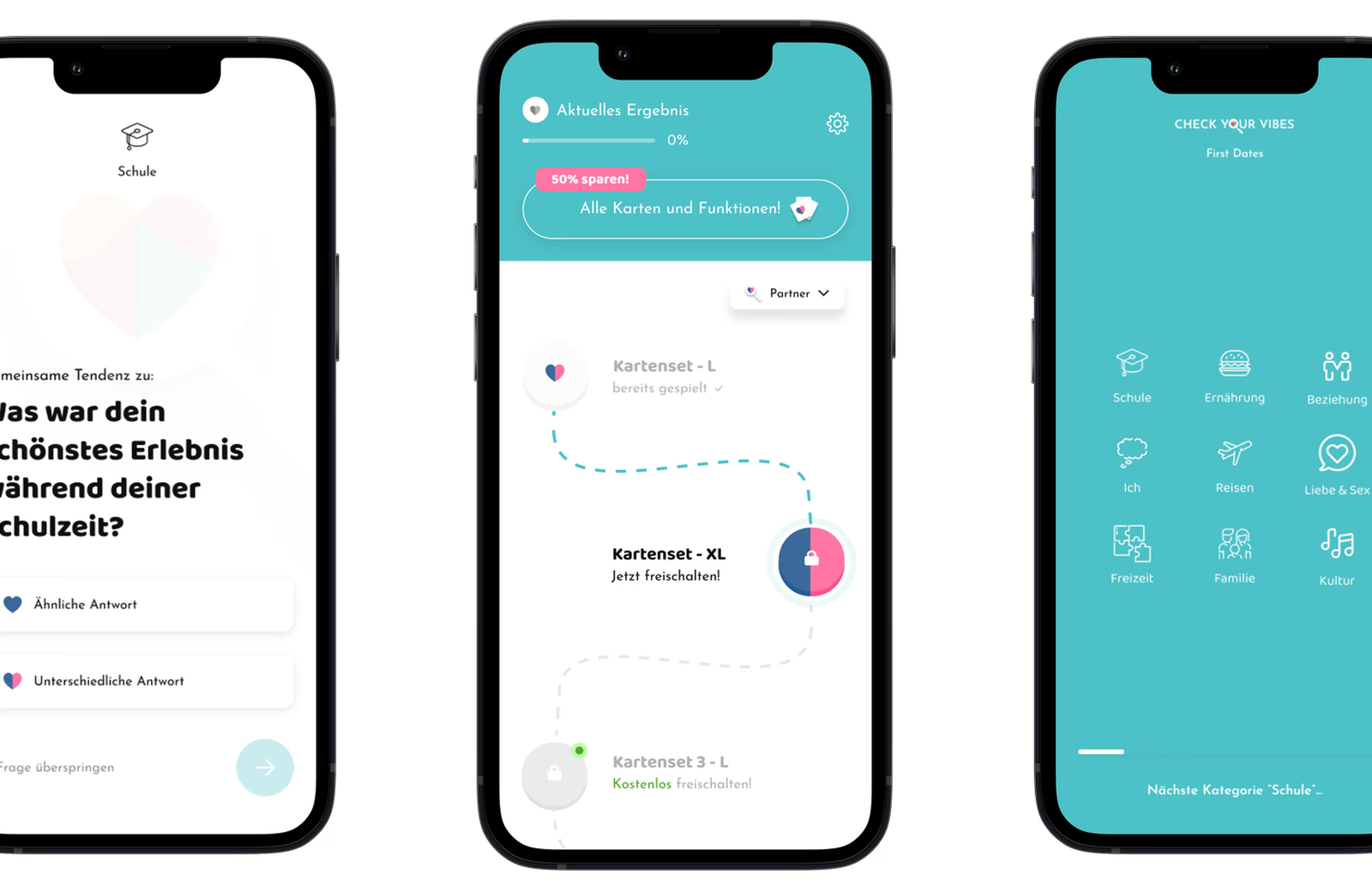 Produktvorschau App – CheckYourVibes
