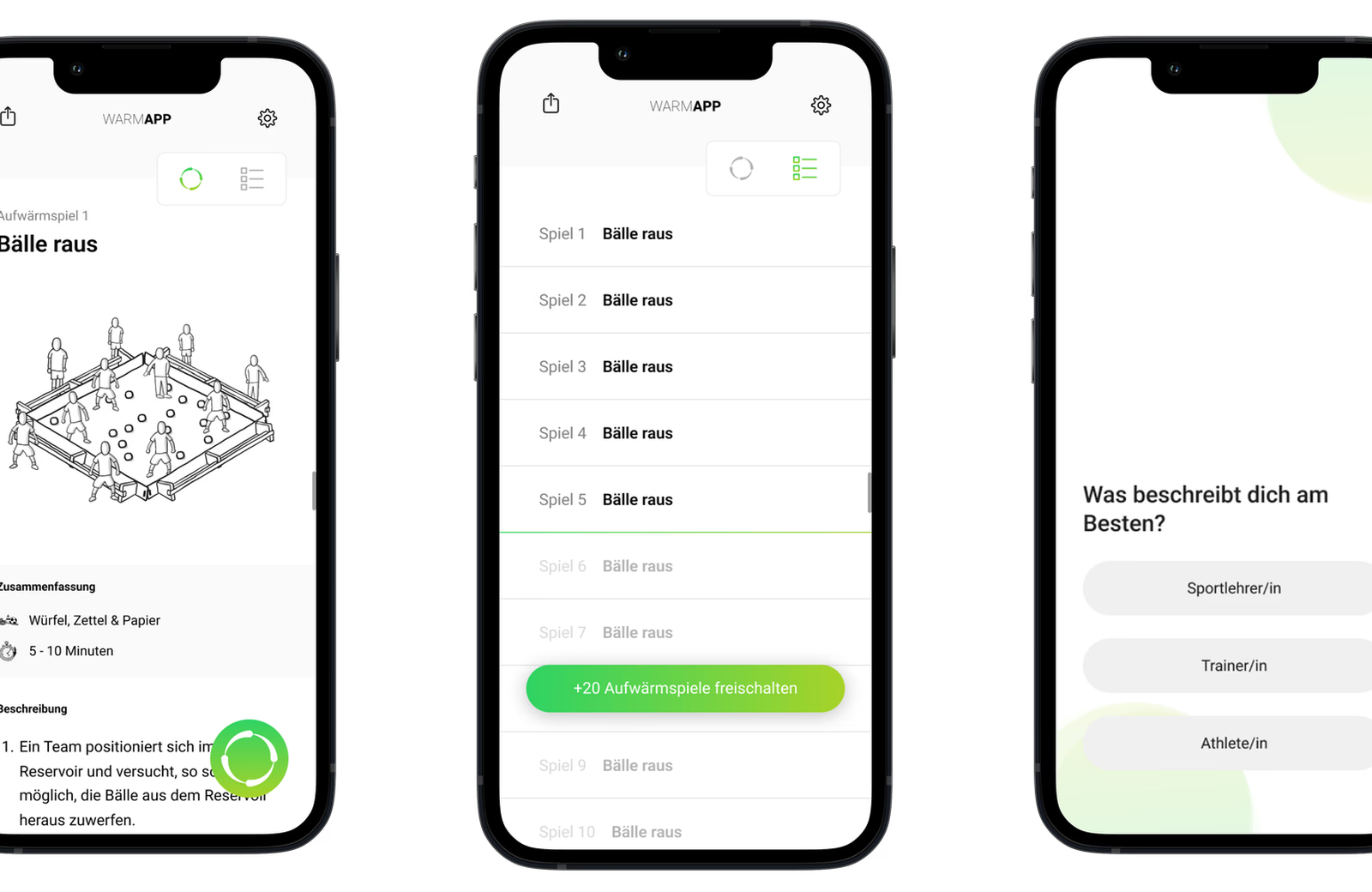 Produktvorschau von App – WarmApp
